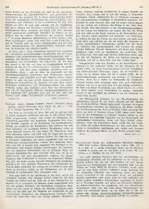 693-694 [Rezension] Ridley, Jasper, Thomas Cranmer