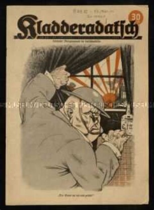 Satirezeitschrift "Kladderadatsch". 93. Jahrgang 1940
