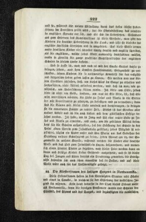 ¬Die¬ Klosterfrauen des heiligen Herzens in Nordamerika