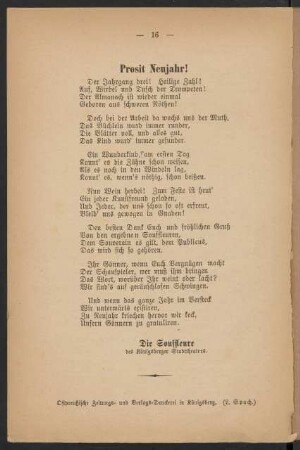 Prosit Neujahr!