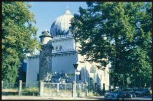 Seitenansicht der Wilmersdorfer Moschee