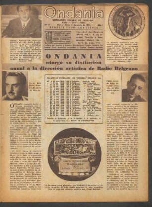 1945,1,31: año 1, no. 31 (4 de enero de 1945)