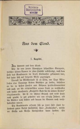 Aus dem bayrischen Wald : Erzählungen
