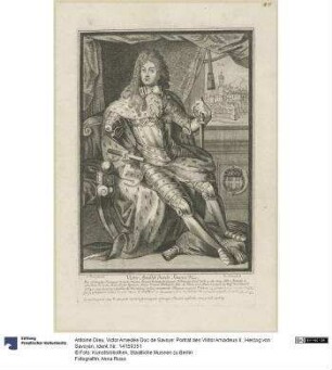 Victor Amedée Duc de Savoye: Porträt des Viktor Amadeus II., Herzog von Savoyen