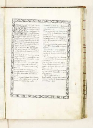 Quinta Europe Tabula continet rhetia[m] & vindelicos, ac Noricum duasque pannouias ac totam Illiridem cum adiace[n]tib[us] insulis