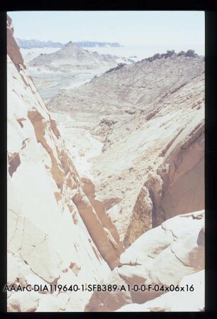 Schlucht von Oben