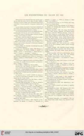 Les récompenses du Salon de 1880