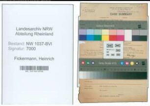 Entnazifizierung Heinrich Fickermann , geb. 23.10.1892 (Landwirt)