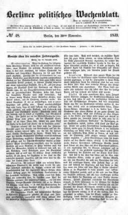 No 48, 30. November 1839