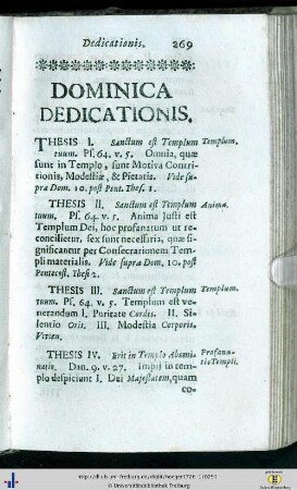 Dominica Dedicationis.