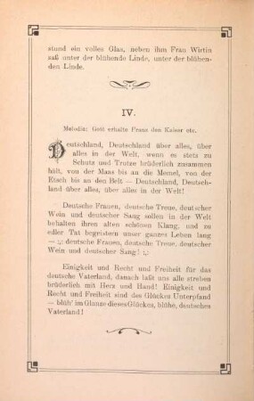 IV. Melodie: Gott erhalte Franz den Kaiser etc.