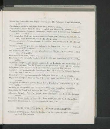 Geschichte Und Deren Hilfswissenschaften.