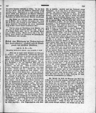 Versuch einer Würdigung der Tendenz des teutschen Handelsstandes angestellt auf dem Standpunkte es bairischen Patrioten / von H. L. B. von St. [d.i. H. L. Benzel von Sternau]. - Straubing : Schmidt, [ca. 1821]