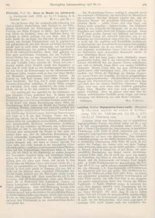 464-465 [Rezension] Latysew , Basilius, Hagiographica Graeca inedita