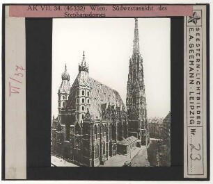 Wien, Stephansdom : Außenansicht v. SW