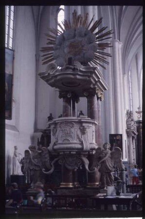 Berlin, Marienkirche,Schlüter, Kanzel der Marienkirche in Berlin : Kanzel