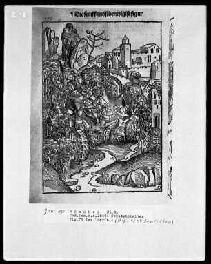Schatzbehälter oder Schrein der waren reichtümer des heils und ewyger seligkeit genannt — Fig. 75, Der Überfall