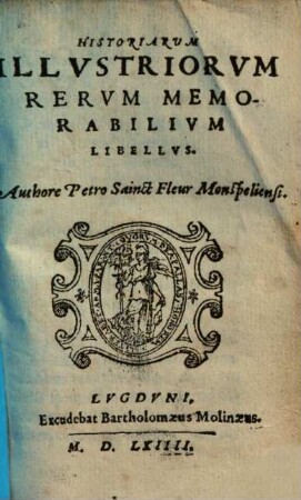 Historiarum illustriorum rerum memorabilium libellus