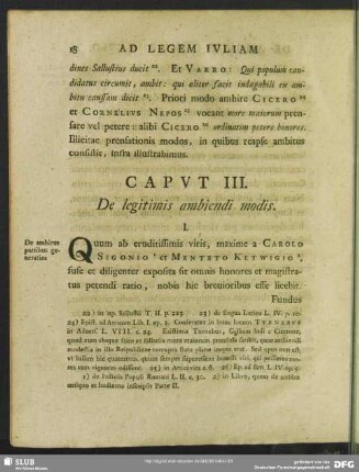 Caput III. De legitimis ambiendi modis