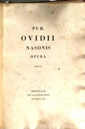 Pub. Ovidii Nasonis Opera. 6