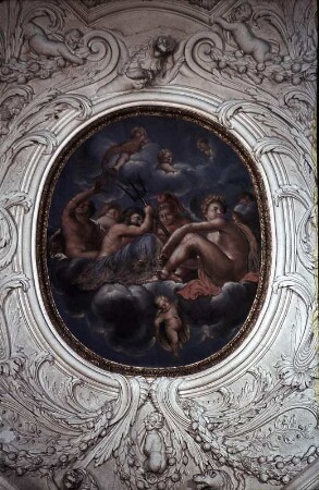 Verschiedene Götter, darunter Neptun und Mars
