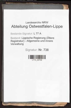 Berichtigung der Zehntrolle des St. Marien zu Lemgo