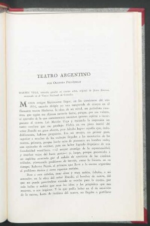 Teatro argentino
