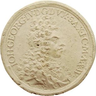 Kurfürst Johann Georg IV. - Feldzug gegen Frankreich