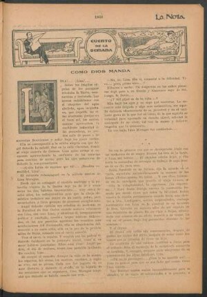 Cuento de la semana : Como dios mansa