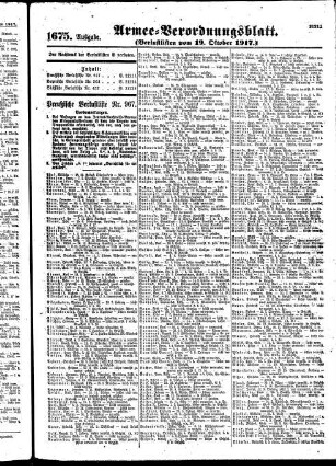 1675. Ausgabe. Freitag, 19. Oktober 1917