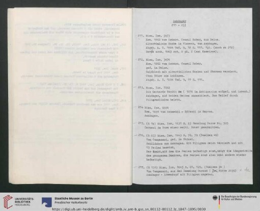 Misc. Inv. 3473 – Misc. Inv. 7360