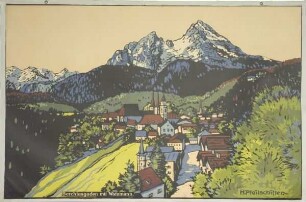 Berchtesgaden mit Watzmann