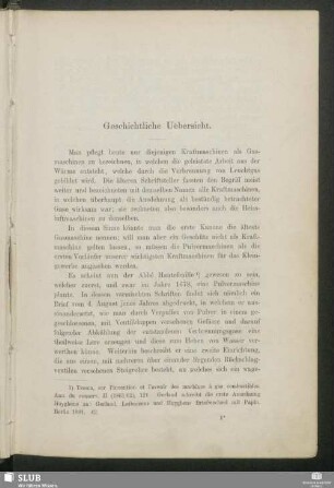 Geschichtliche Uebersicht
