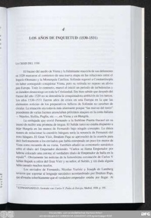 4 Los Años De inquietud (1530-1531)