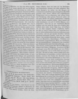 Zschokke, H.: Eine Selbstschau. T. 1-2. Aarau: Sauerländer 1842 T. 1: Das Schicksal und der Mensch T. 2: Welt- und Gott-Anschauung