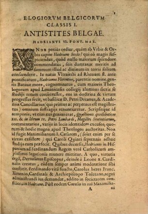 Auberti Miraei Elogia Belgica : sive illustrium Belgi scriptorum