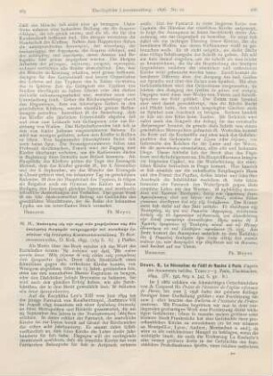 266-269 [Rezension] Douen, O., Révocation de l‘édit de Nantes à Paris d‘après des documents inédits
