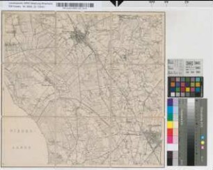 [Topographische Karte 1 : 25.000 (Meßtischblätter): Nördliche Rheinprovinz und angrenzende Gebiete]. 2498, [4403] Geldern 51°30' - 23°50' F. Hauptvertrieb d. Karten de. Kgl. Landesaufnahme. R. Eisenschmidt, Verlagsbuchhandlung. Berlin NW., Dorotheenstr. 70a. Im deutschen Offiziersverein