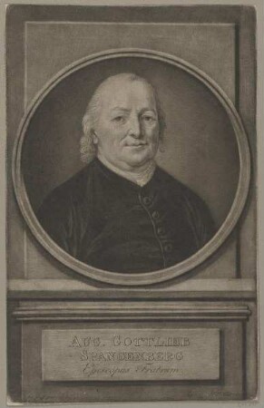 Bildnis des Aug. Gottlieb Spangenberg
