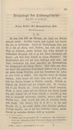 33-51 Archäologie der Leidensgeschichte (Fortsetzung)