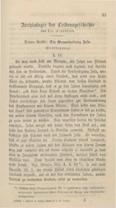 33-51 Archäologie der Leidensgeschichte (Fortsetzung)