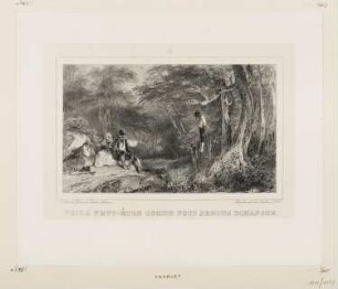 Gehängter, Blatt 4 der Folge "Lithographisches Album"