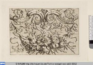 Feston mit großer Sonnenblume