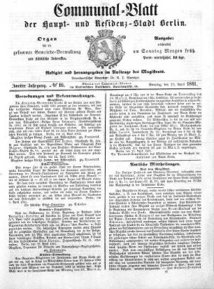 1861,16: No. 16, 21. April 1861
