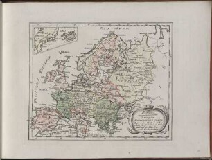 Europa : Zweyte Einleitungskarte Zum ersten Theile des Schauplatzes der fünf Theile der Welt nach und zu Büschings grosser Erdbeschreibung