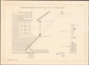Wohnhaus: Dachgaube, 1:10