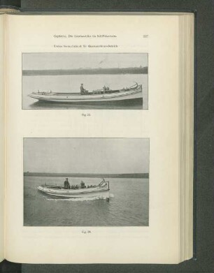 Erstes Versuchsboot für Gasmaschinen-Betrieb.