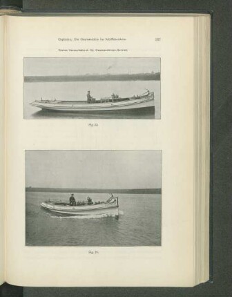 Erstes Versuchsboot für Gasmaschinen-Betrieb.