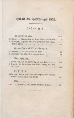 I-IV Inhaltsverzeichnis Hefte 1-4