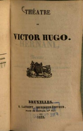 Théatre de Victor Hugo